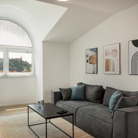 Luxe Penthouse With A Castle View ลูบลิยานา ภายนอก รูปภาพ