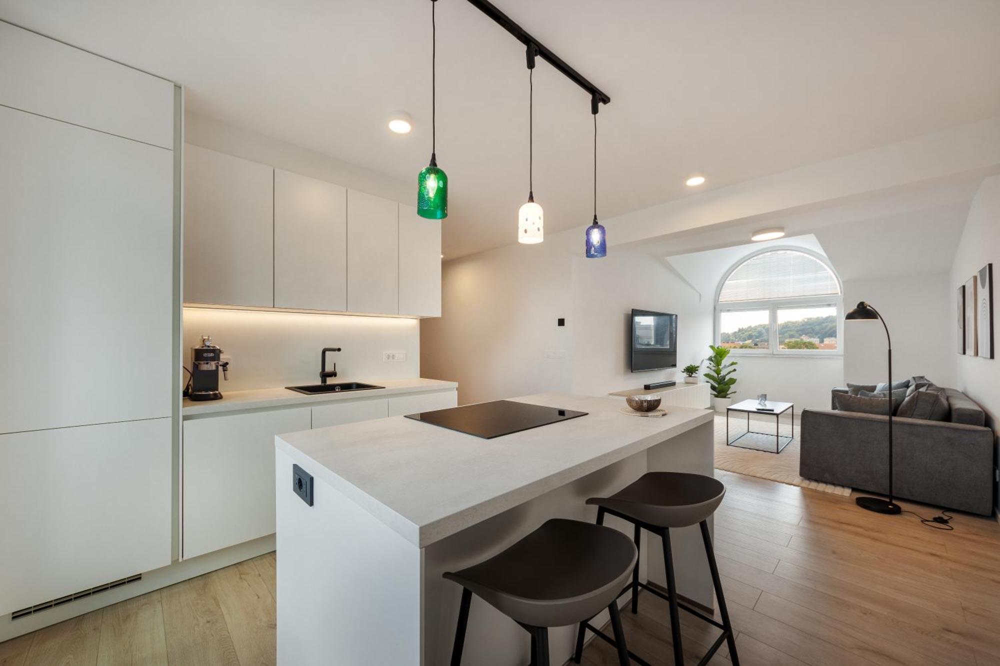 Luxe Penthouse With A Castle View ลูบลิยานา ภายนอก รูปภาพ